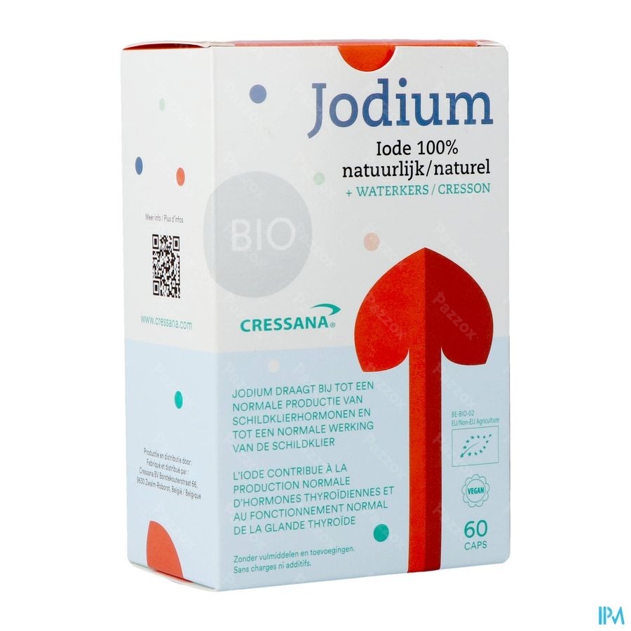 Cressana Bio Jodium+chlorella+cresson Font.caps 60
