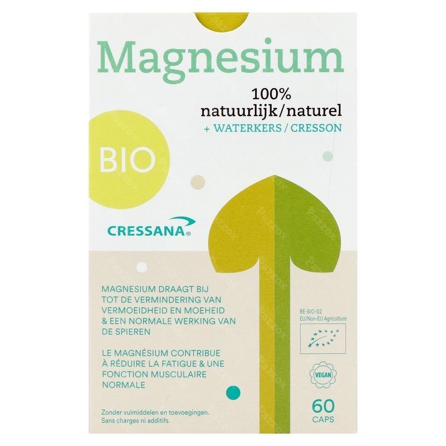 Cressana Bio Magnesium + Cresson Fontaine Caps 60
