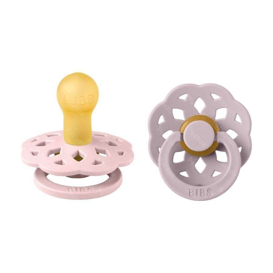 Bibs 1 Sucette Boheme Duo Blossom/lilac 2