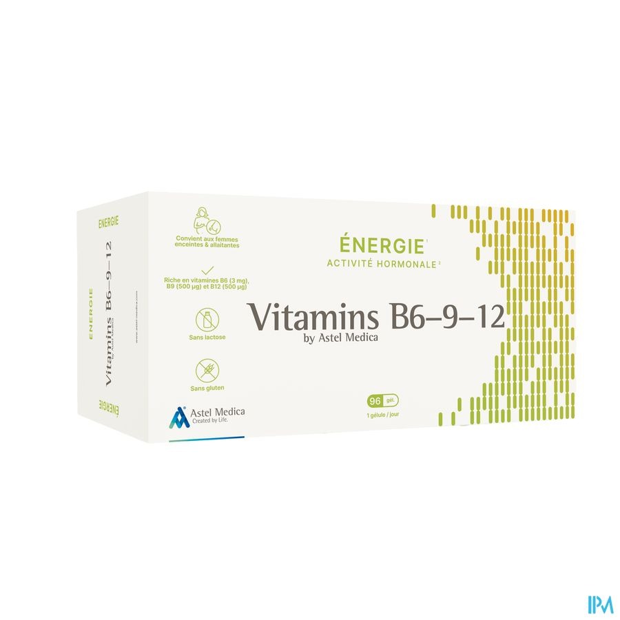 Astel Medica Vitamine B6-9-12 96 Gélules