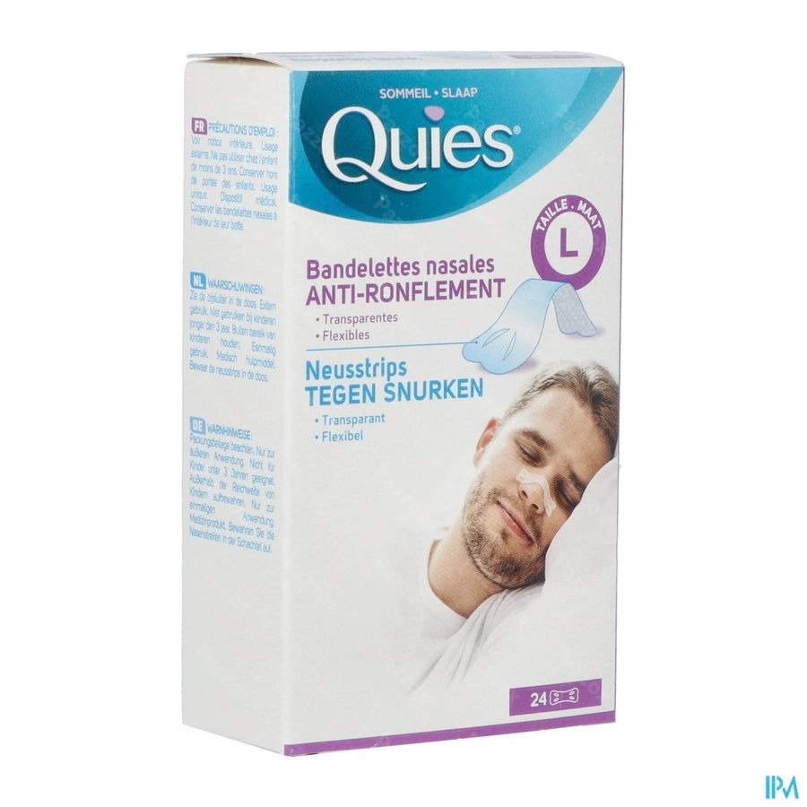 Quies A/ronflement Bandelette Nasale l 24