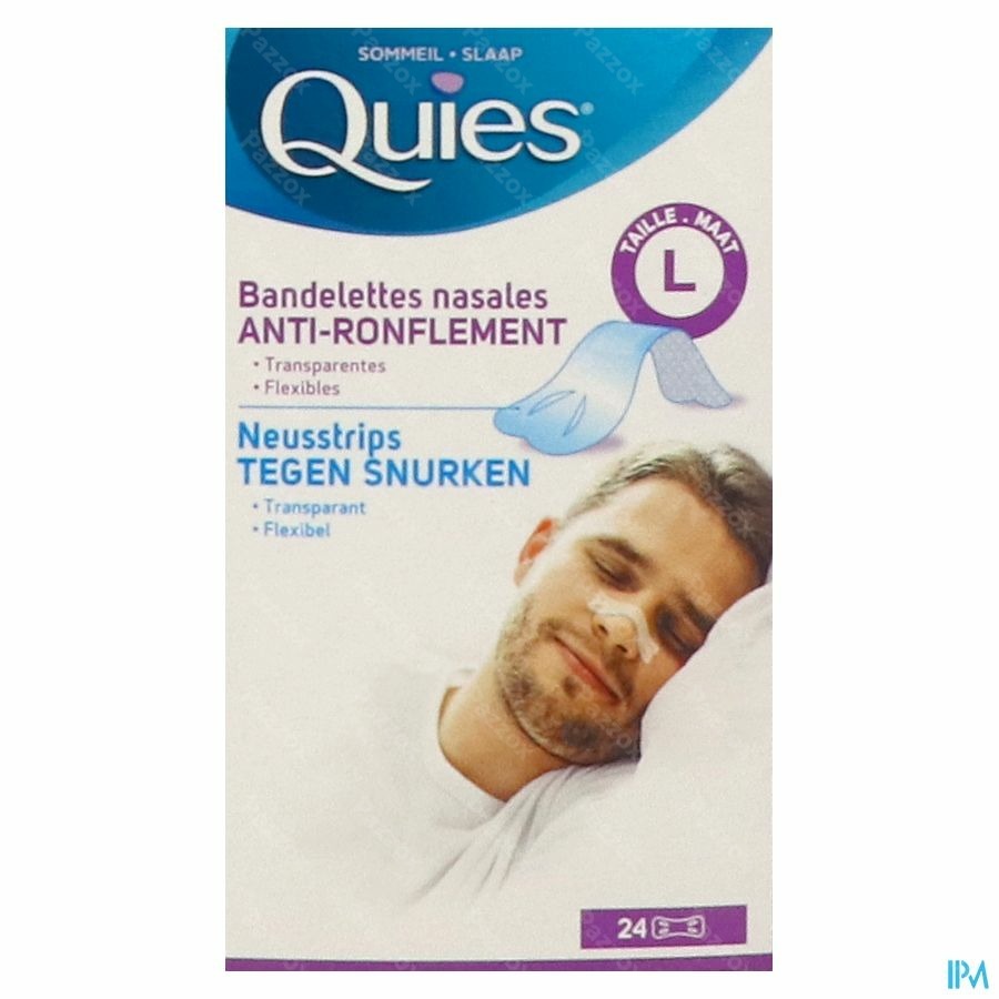 Quies A/ronflement Bandelette Nasale l 24
