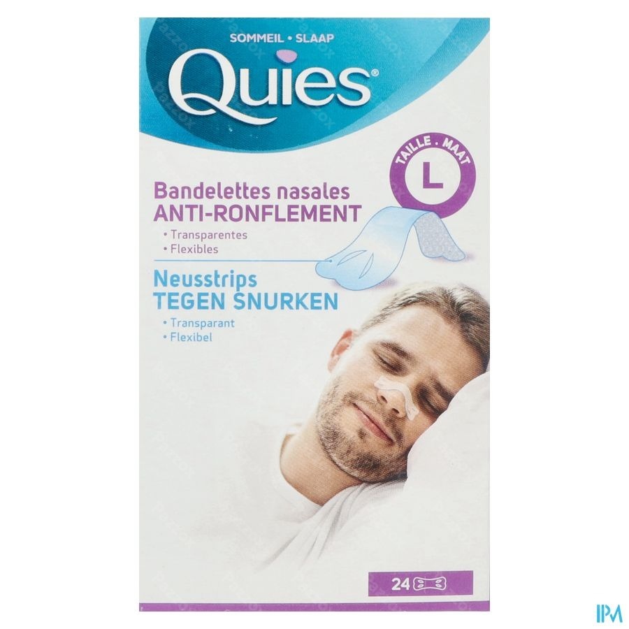 Quies A/ronflement Bandelette Nasale l 24