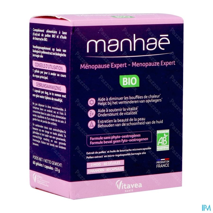 Vitavea Manhae Ménopause Expert Bio 60 Gélules