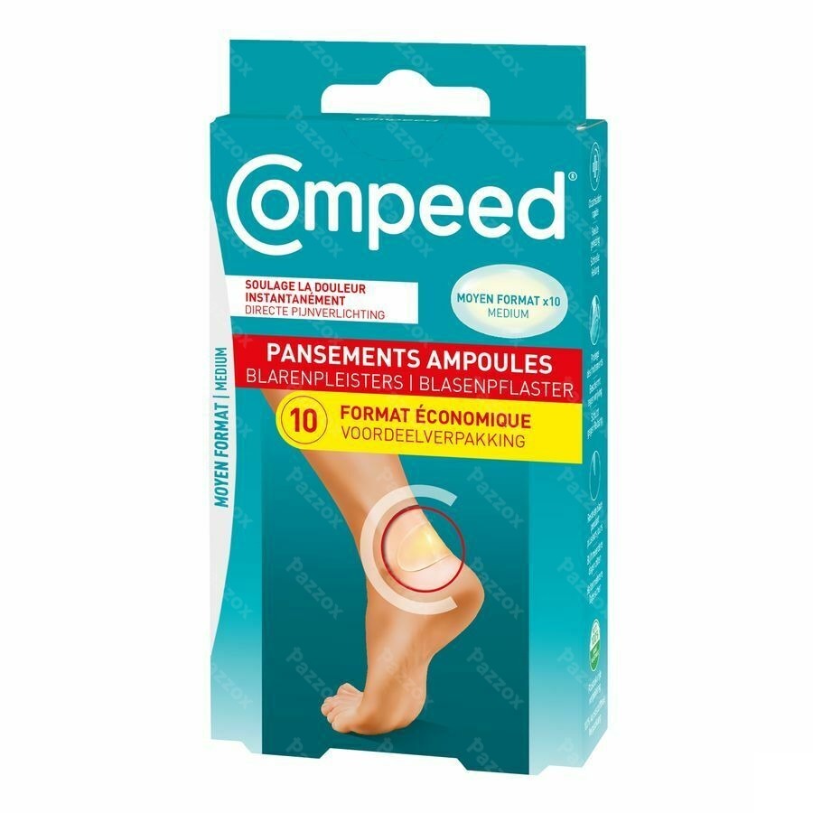 Compeed Pansement Ampoules Moyen Format Econ. 10