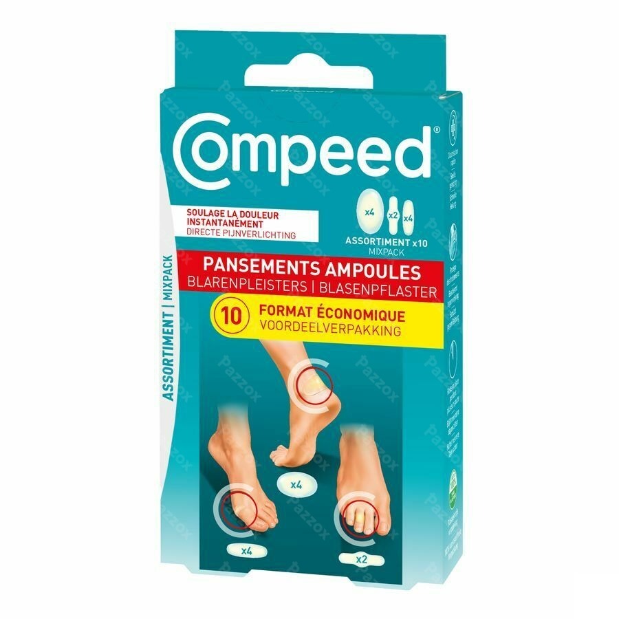 Compeed Pansement Ampoules Format Economique 10