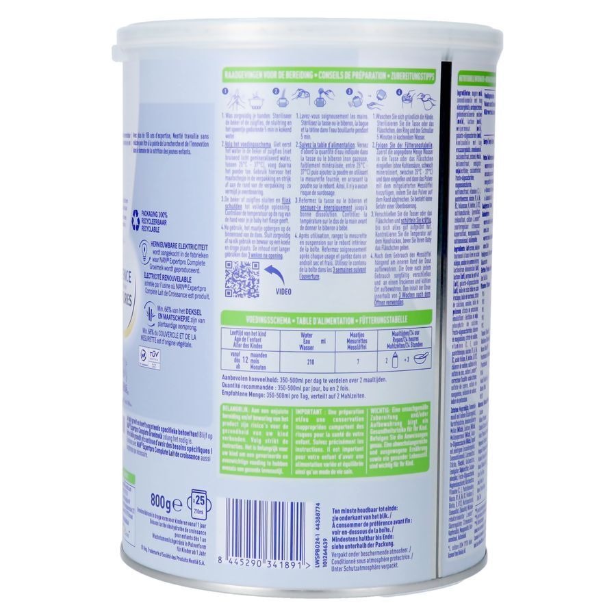 Nan Expertpro Complete Lait Croissance 800g