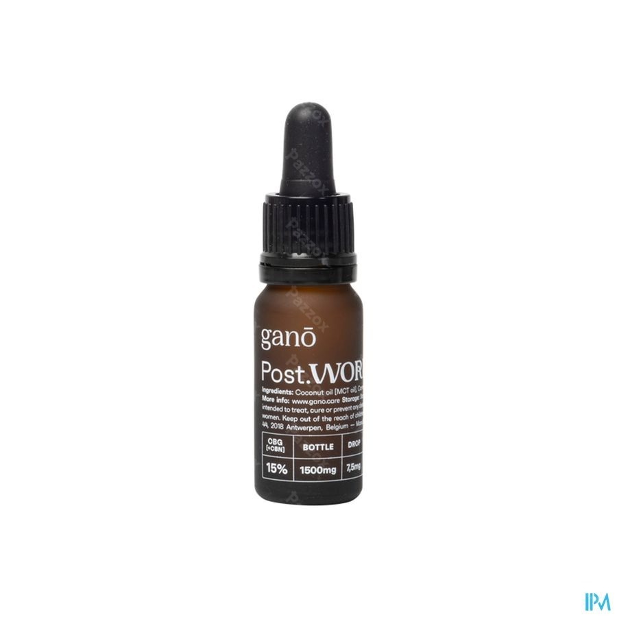 Gano Care Post Workout 15% Cbg&cbn Huile 15ml