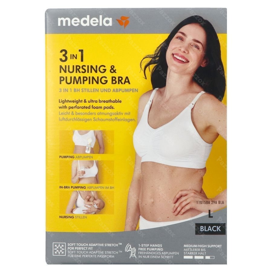 Medela Soutien-gorge Allaitement 3en1 l Noir