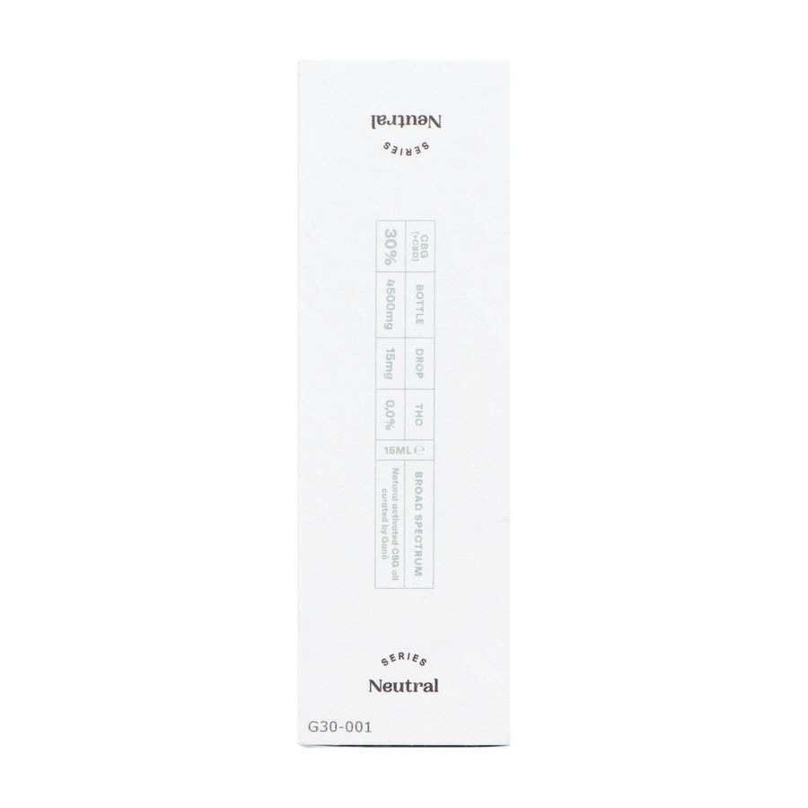 Gano Care Neutral 30% Cbg&cbd Huile 15ml