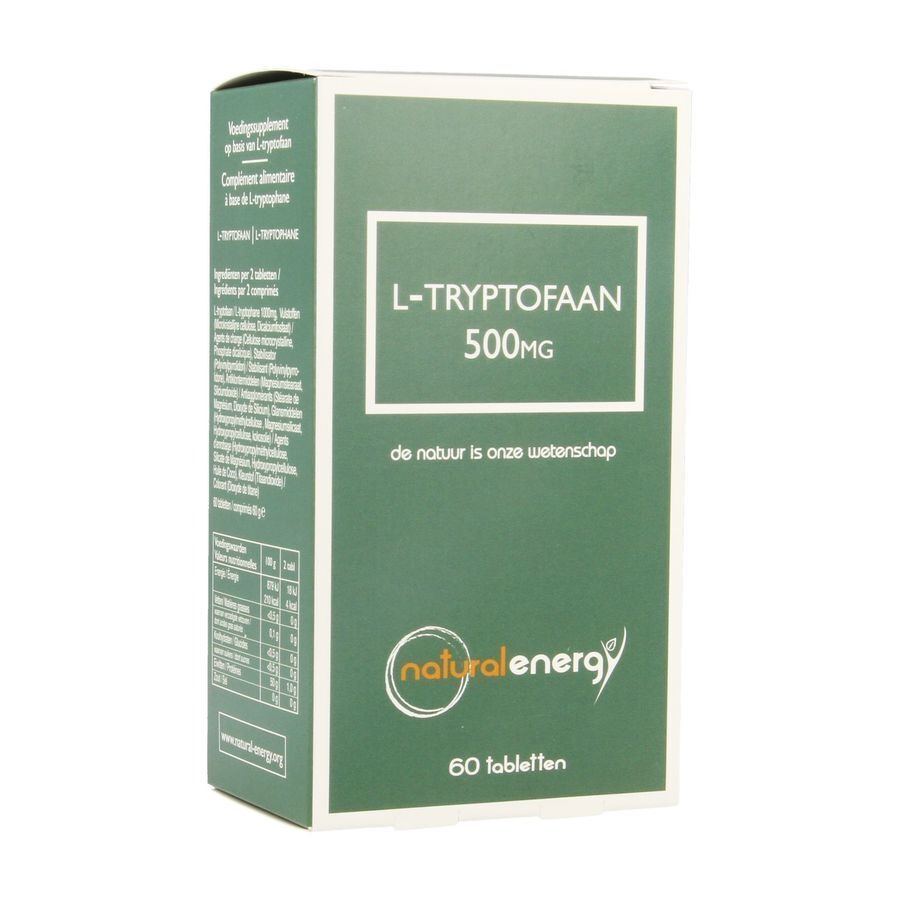 Natural Energy L-Tryptophane 500mg Comprimées 60