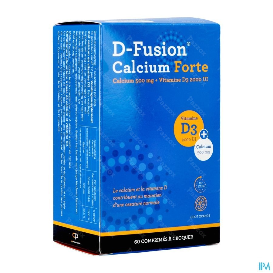 D-fusion Calcium Forte 500/2000 Comp Croq 60