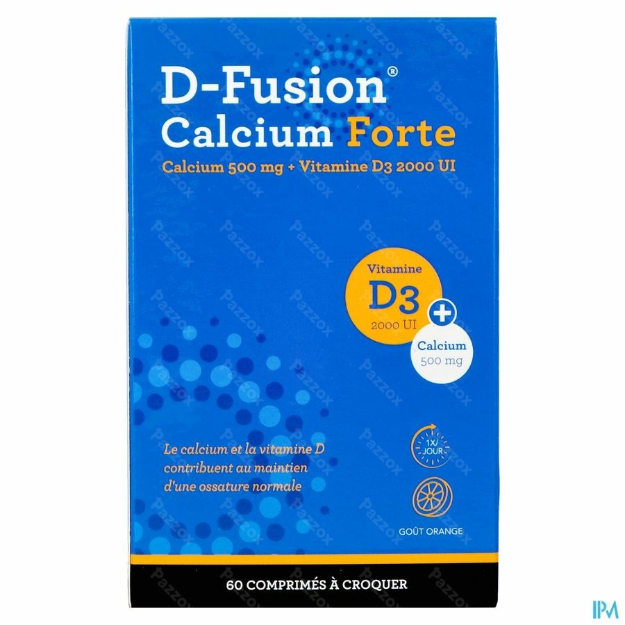 D-fusion Calcium Forte 500/2000 Comp Croq 60