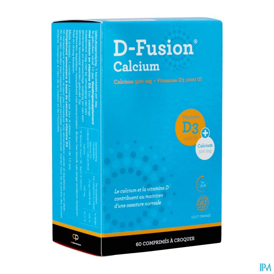 D-fusion Calcium 500/1000 Comp Croq 60