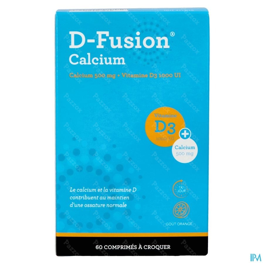 D-fusion Calcium 500/1000 Comp Croq 60