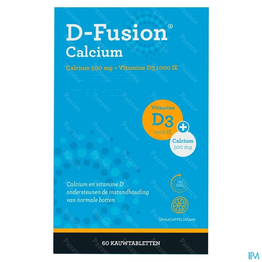 D-fusion Calcium 500/1000 Comp Croq 60