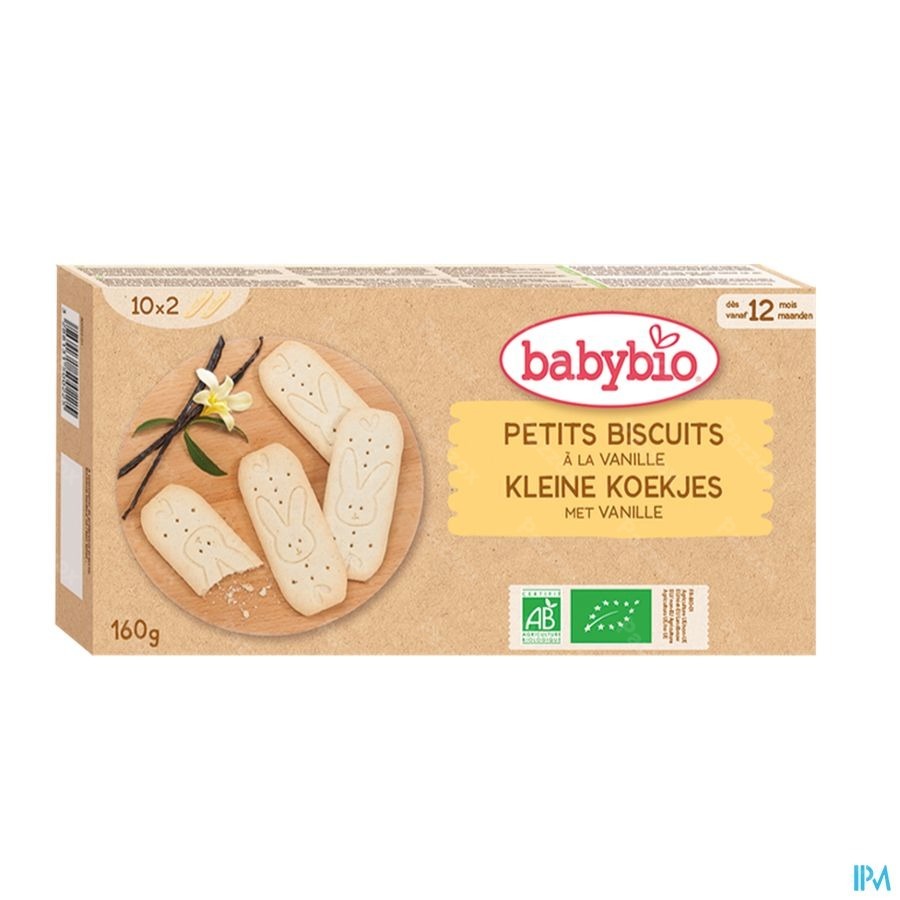 Babybio Biscuits Bebe Vanille +12m 160g