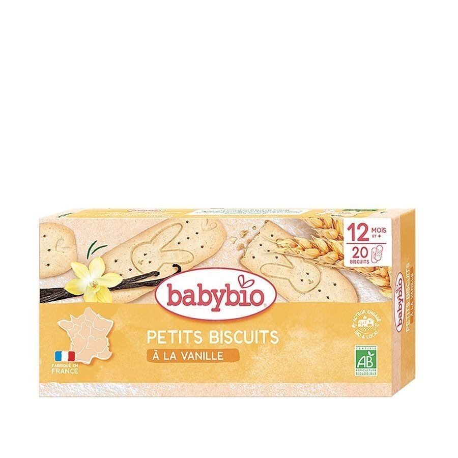 Babybio Biscuits Bebe Vanille +12m 160g