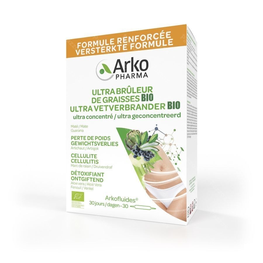 Arkofluides Ultra Bruleur Graisse Bio Amp 30x10ml