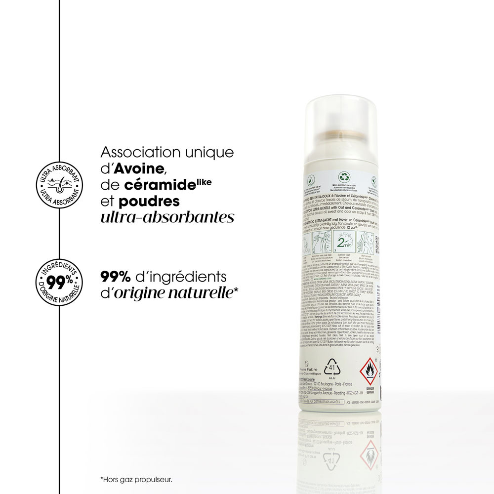 Klorane Capillaire Shampooing Sec Cheveux Bruns 150ml