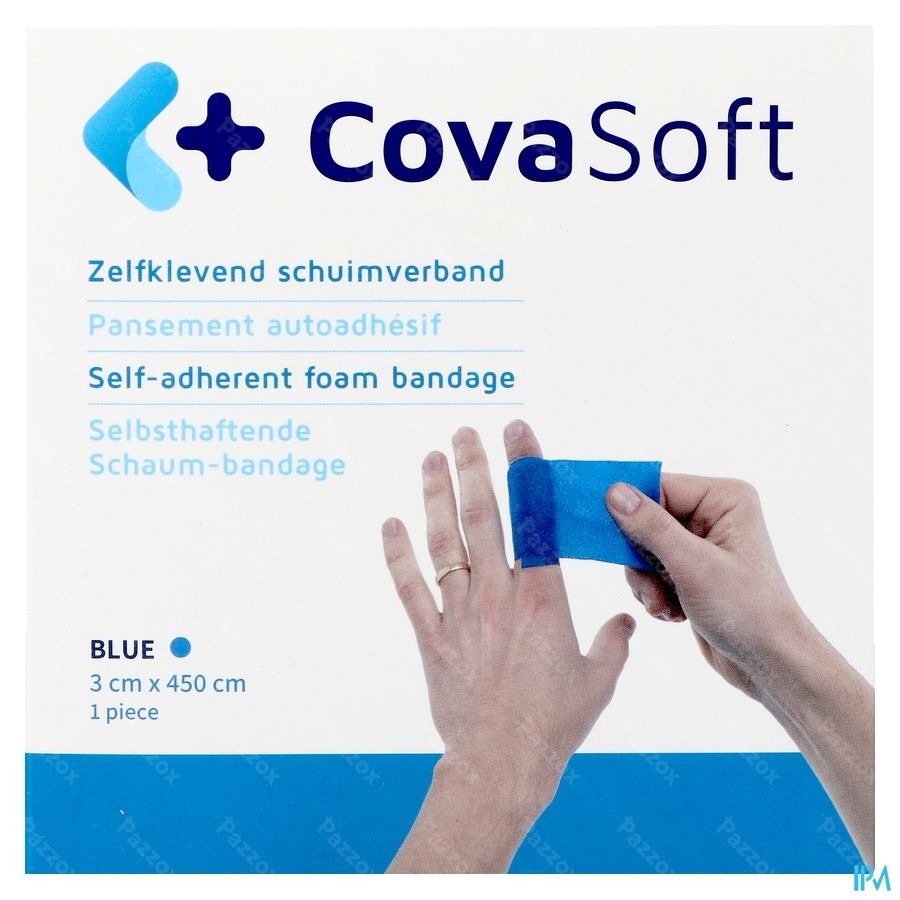 Covasoft Bandage Bleu 3cmx4,5m Covarmed