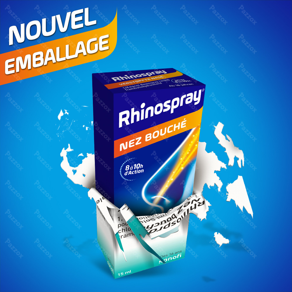 Rhinospray Nez Bouche 1,18mg/ml Spr Nasal Sol 15ml
