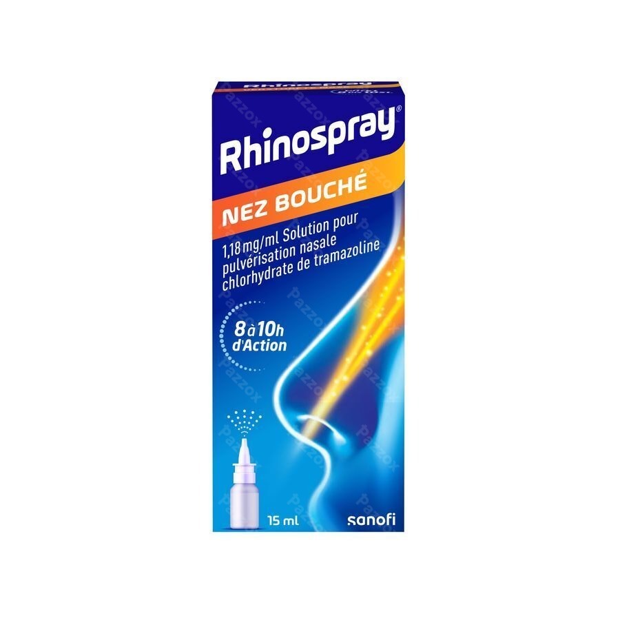 Rhinospray Nez Bouche 1,18mg/ml Spr Nasal Sol 15ml