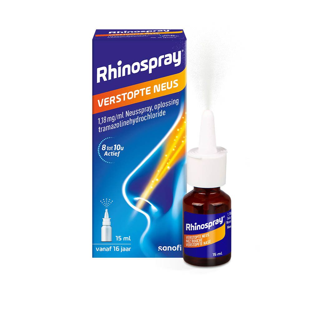 Rhinospray Nez Bouche 1,18mg/ml Spr Nasal Sol 15ml