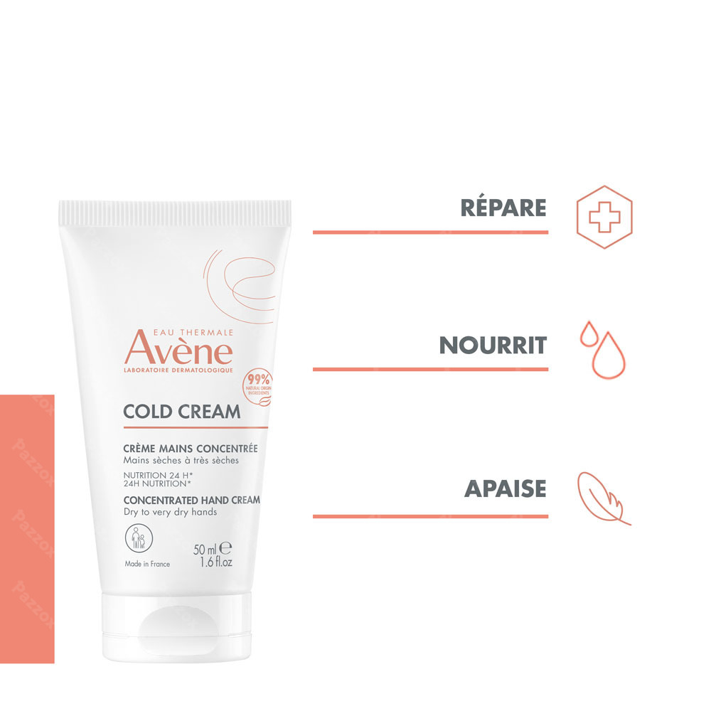 Avene Cold Cream Creme Mains Conc. 50ml Nf
