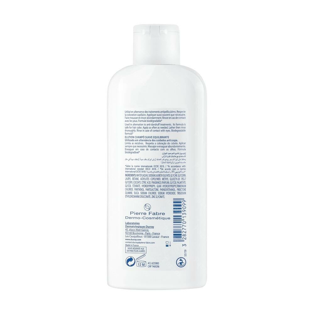 Ducray Elution Sh Doux Equilibrant 400ml Nf