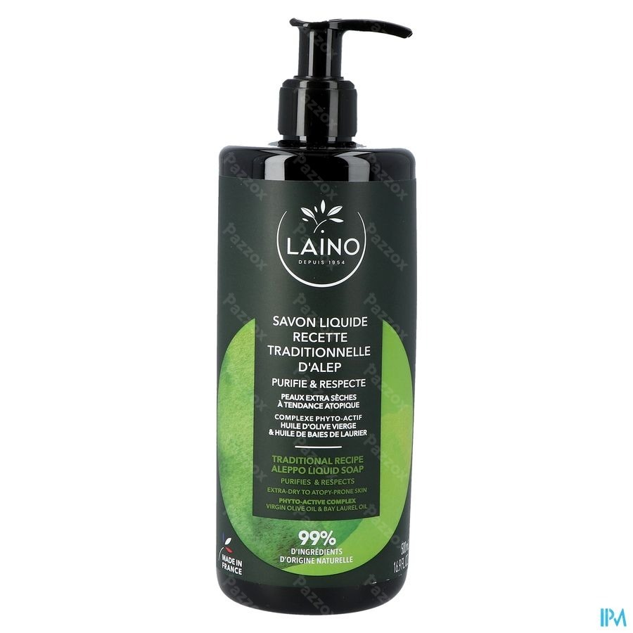 Laino Savon Alep Liquide Flacon 500ml