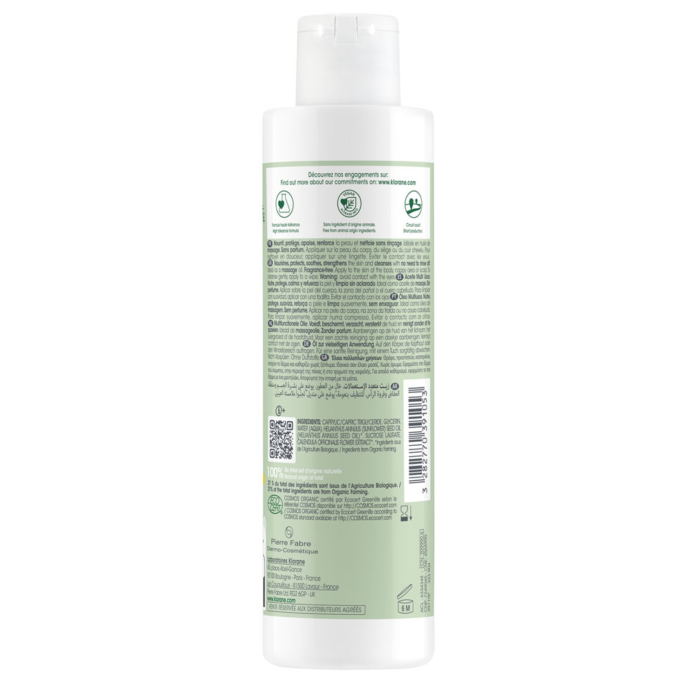 Klorane Bb Huile Multi-usages Bio 200ml