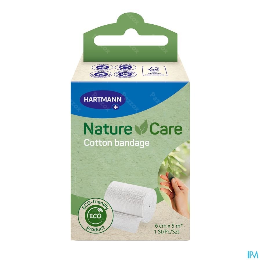 Nature Care Bandage Cotton 6cmx5m Rouleau 1