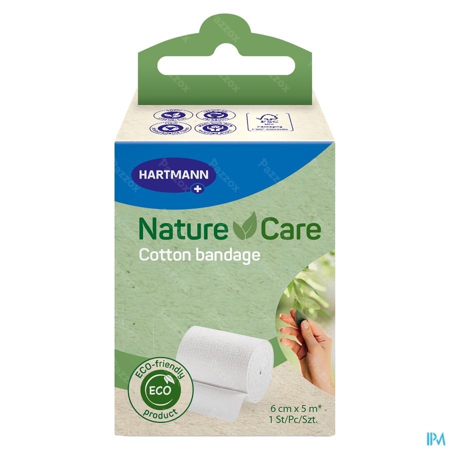 Nature Care Bandage Cotton 6cmx5m Rouleau 1