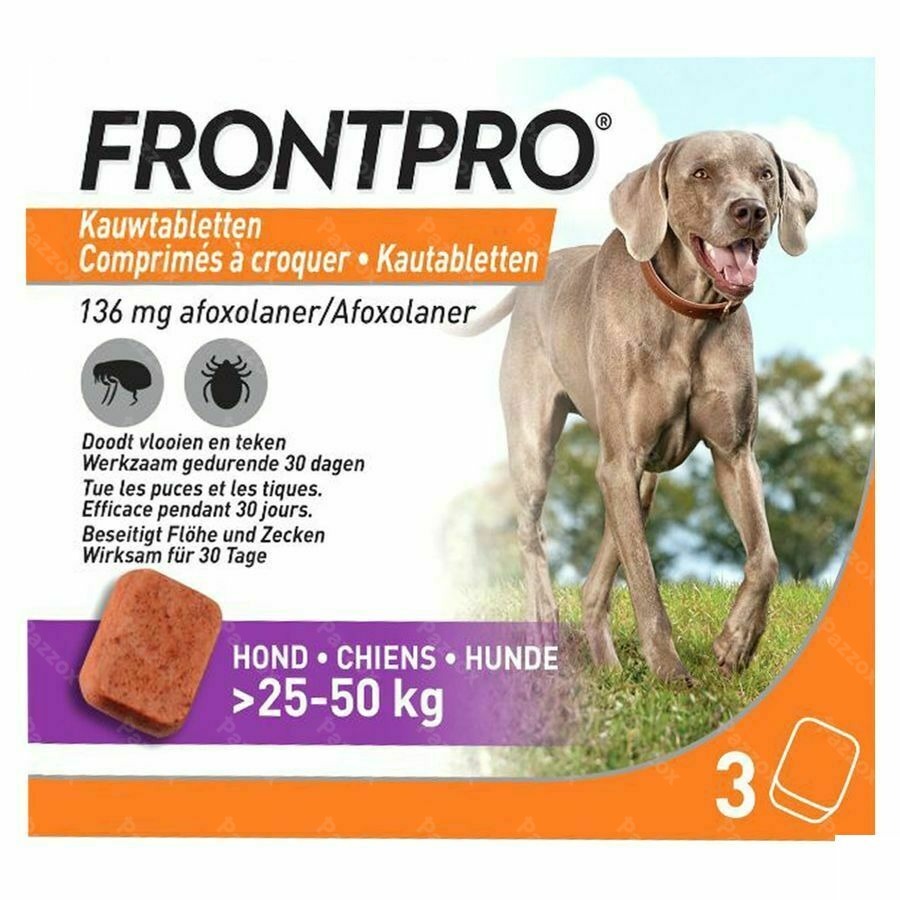 Frontpro 136mg >25-50kg Chien Comp Croq 3