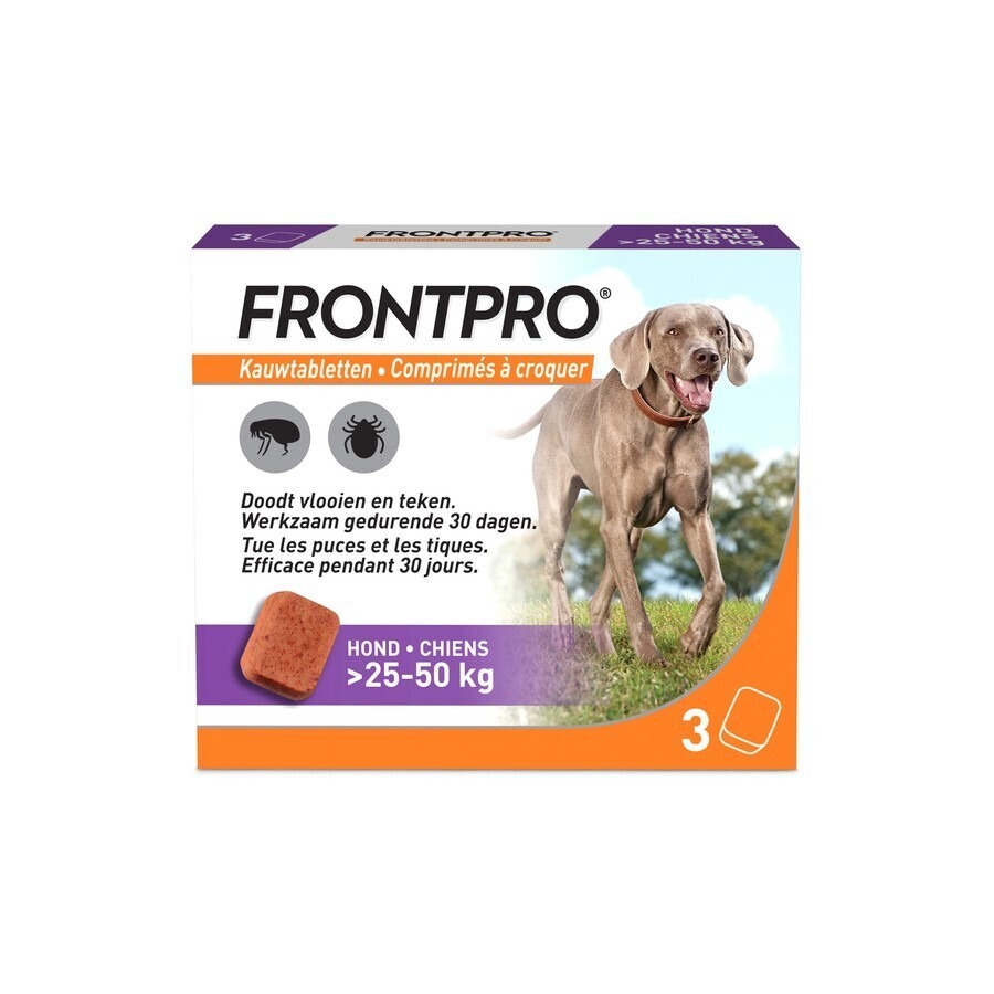 Frontpro 136mg >25-50kg Chien Comp Croq 3