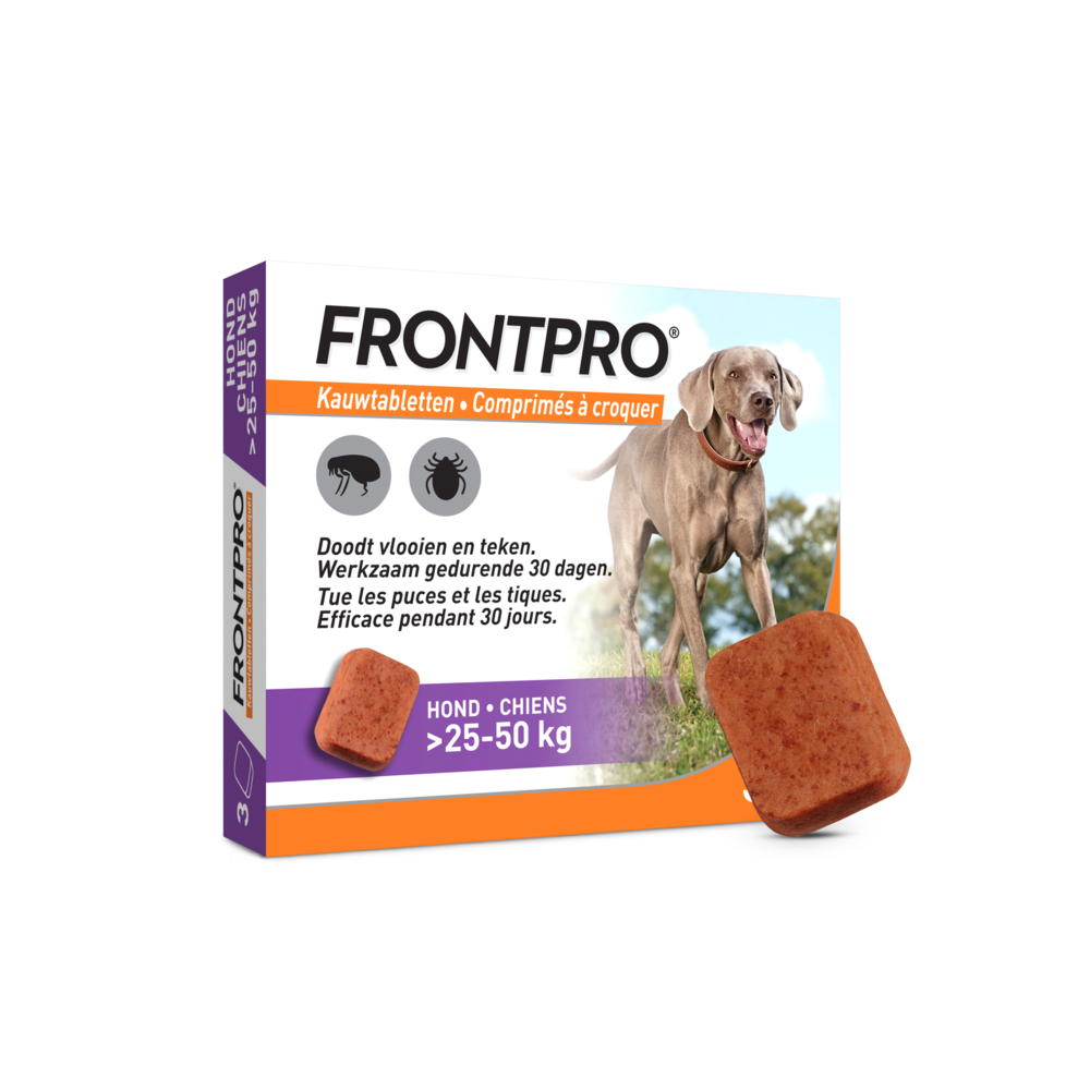 Frontpro 136mg >25-50kg Chien Comp Croq 3