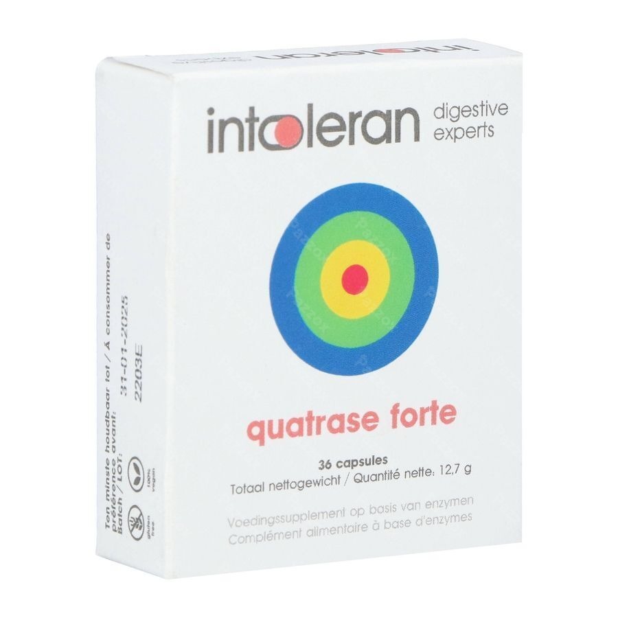 Intoleran Quatrase Forte Caps 36