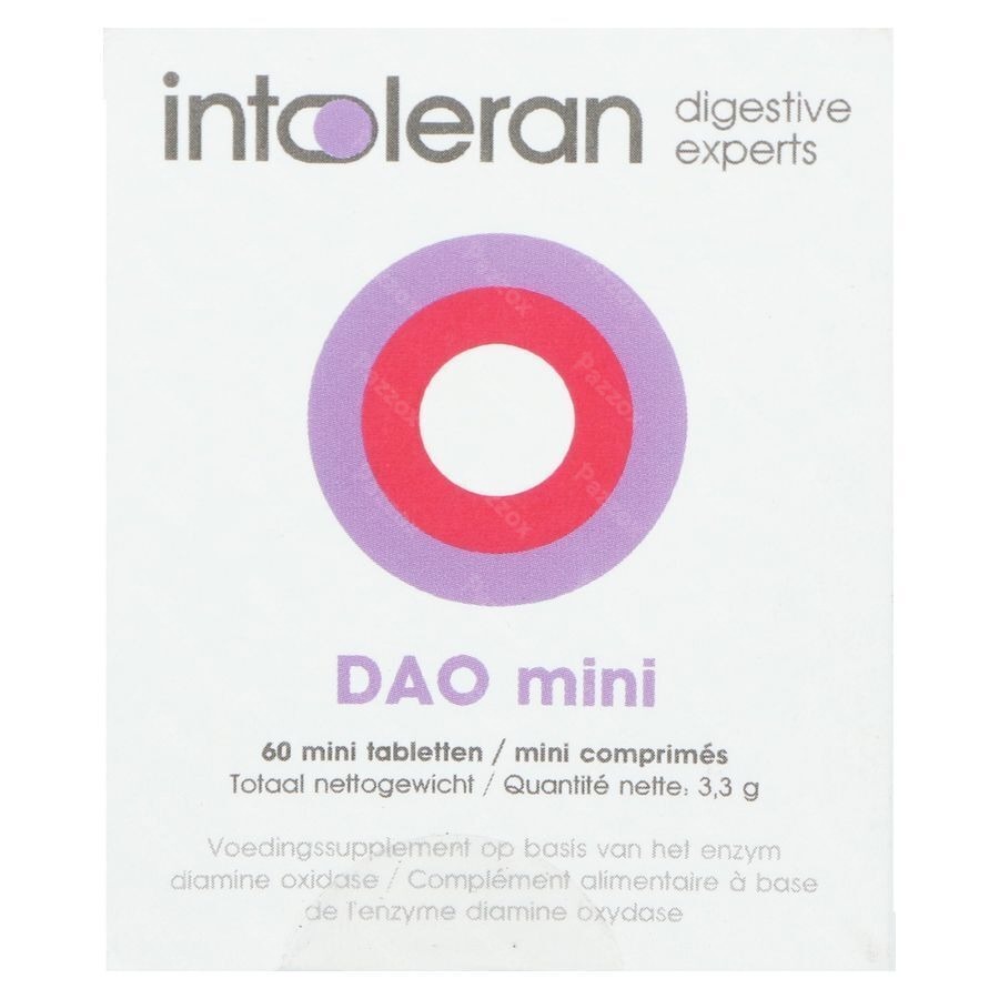 Intoleran Dao Mini 60 Comprimées