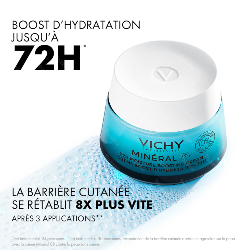 Vichy Minéral 89 Crème Boost D'Hydratation 72h