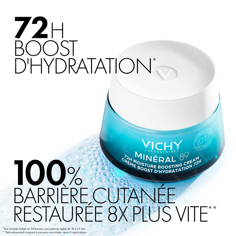 Vichy Minéral 89 Crème Boost D'Hydratation 72h