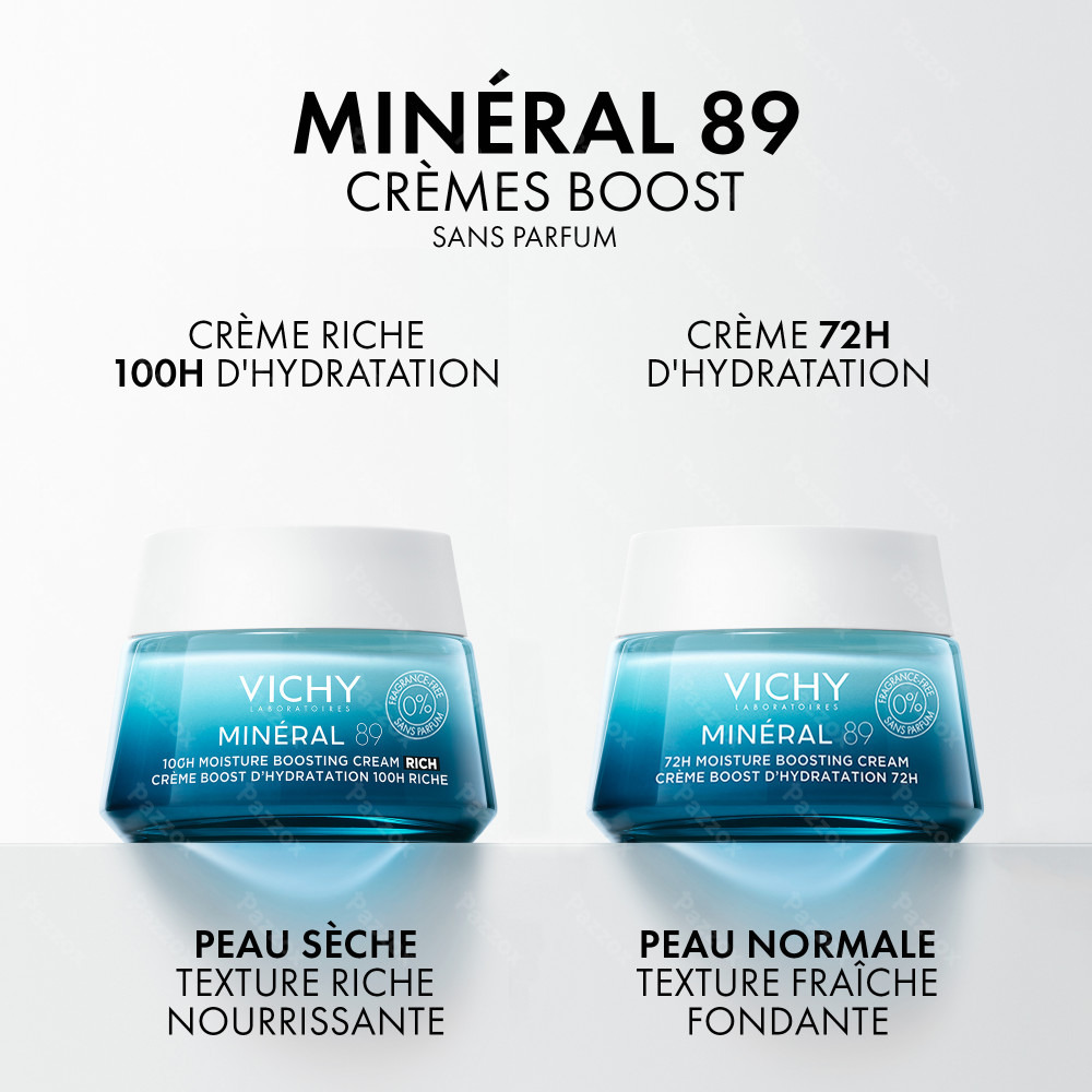 Vichy Minéral 89 Crème Boost D'Hydratation 72h