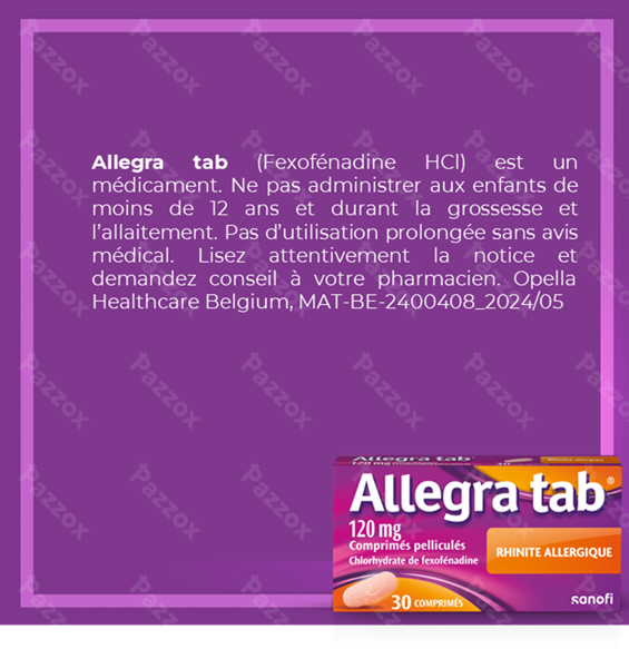 Allegra Tab Comprimés 30x120mg