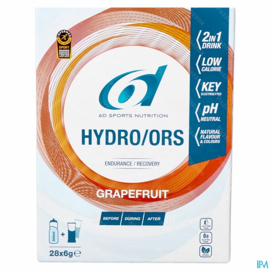 6d Hydro Ors Grapefruit Sach 28x6g