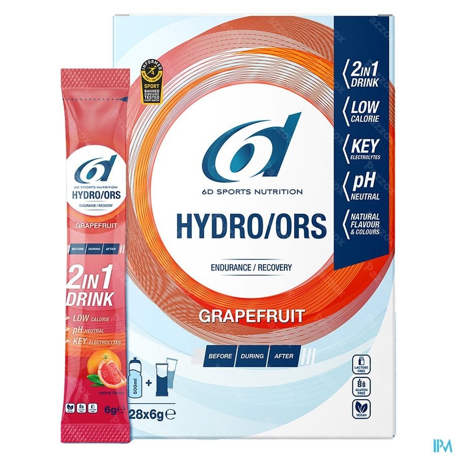 6d Hydro Ors Grapefruit Sach 28x6g