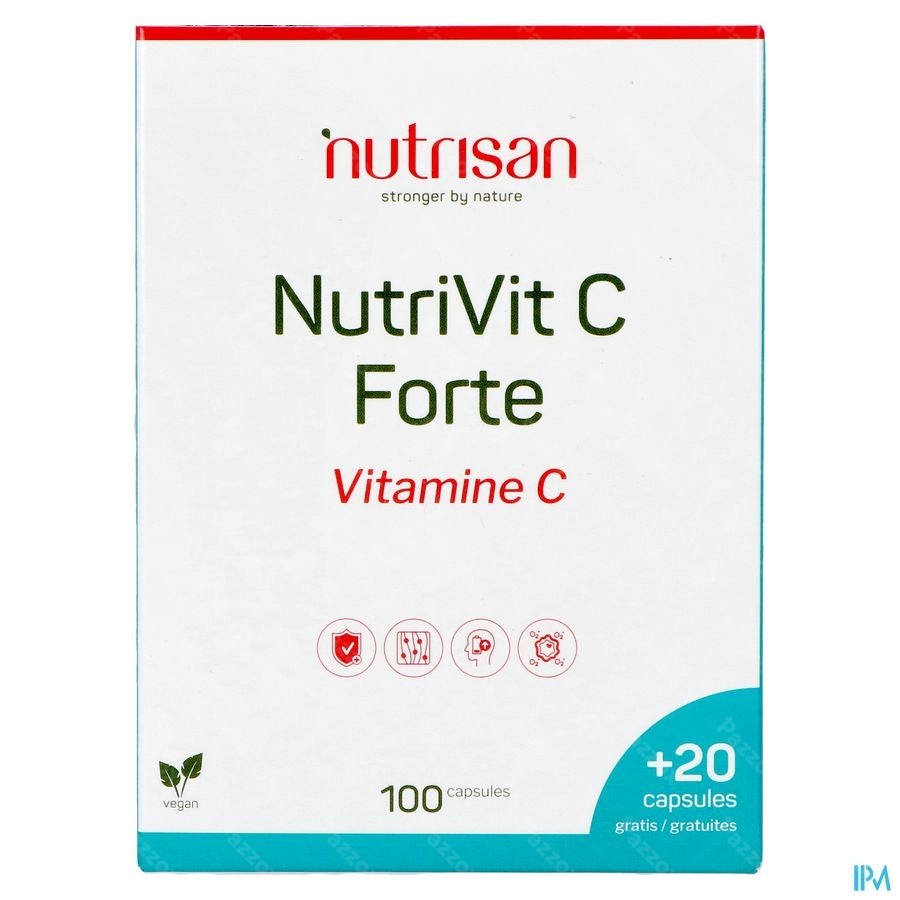 Nutrivit C Forte V-caps 100+20 Gratuites Nutrisan