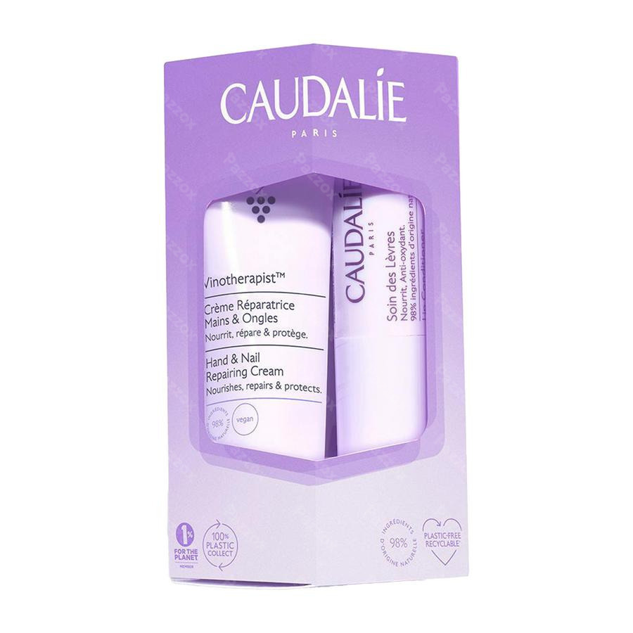 Caudalie Vinothérapeute Duo Mains et Lèvres 30 ml + 4,5 g 1+1 Gratuit