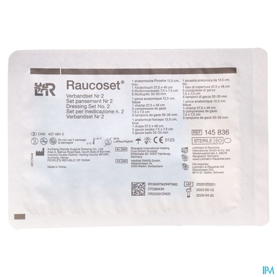 Raucoset Set Pansement Nr 2 145836
