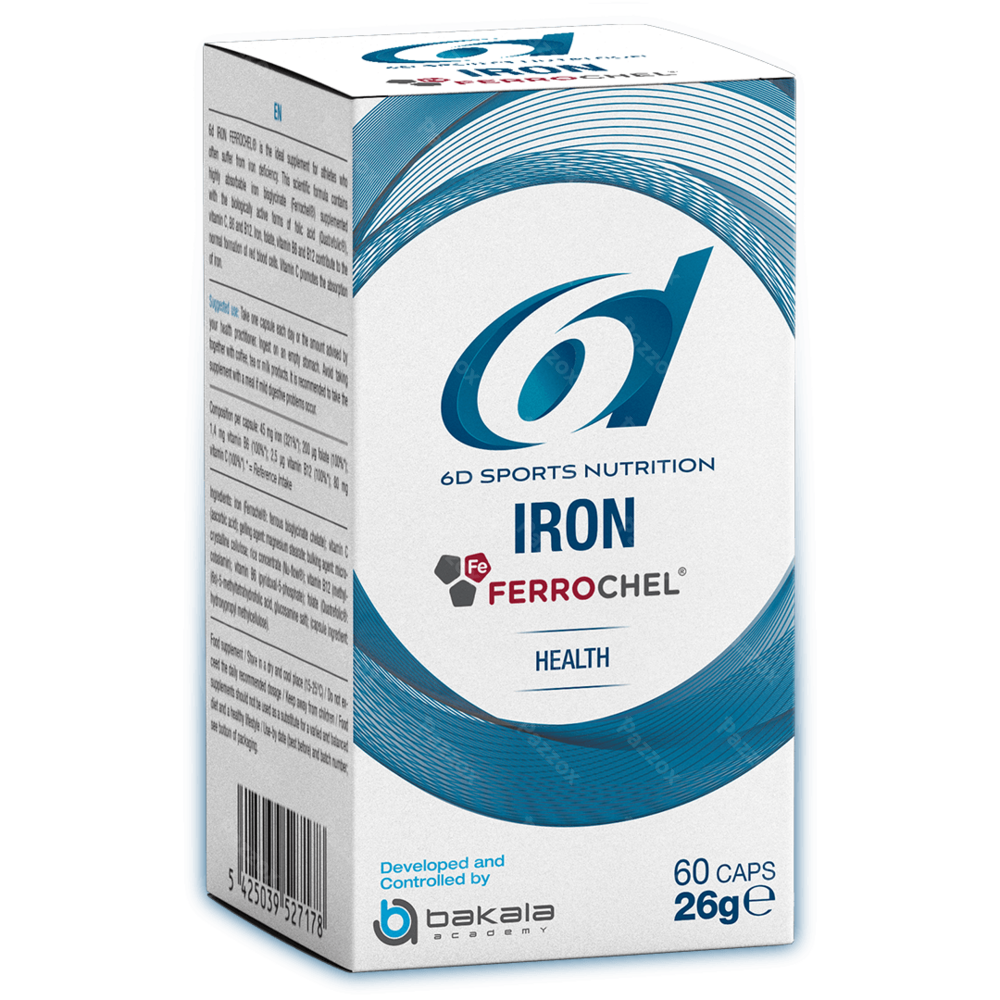 6d Iron Ferrochel Caps 60 Nf