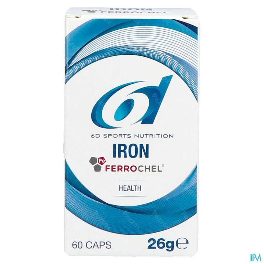 6d Iron Ferrochel Caps 60 Nf